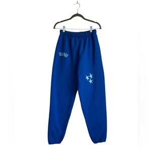 Blondi Blue Embroidered Sweatpants